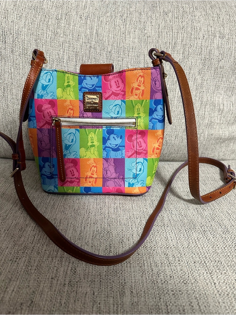Disney Dooney & Bourke Pop Art Roxy Crossbody Fab Five Mickey 2017